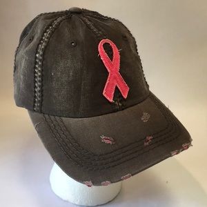 Pink Ribbon HOPE Baseball Hat